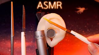 가장 잠이 잘 오는 귓바퀴 청소 ⭐ 구름칼 ASMR  시각적 팅글  EARFLAP CLEANING [upl. by Viridi]