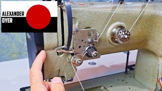 Threading The Pfaff 1245 and Loading a Bobbin [upl. by Marieann496]