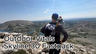 Outdoor Vitals Skyline 30 Fastpack Review  Clay Farnsley of Engearmentcom [upl. by Terpstra]