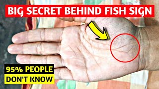 Meaning of Fish Sign in hand 🐟  Fish sign in palmistry [upl. by Janis]