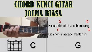 Chord Kunci Gitar JOLMA BIASA  Arghado Trio Cover Kunci Gitar Mudah dan Untuk Pemula [upl. by Noirred]