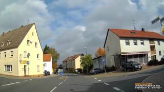 D Wachendorf Markt Cadolzburg Landkreis Fürth Ortsdurchfahrt Oktober 2015 [upl. by Ariadne]