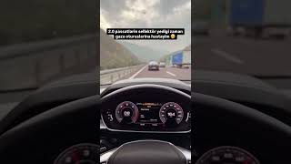 Audi vs Passat top speed fastdriver snap [upl. by Nerrual]