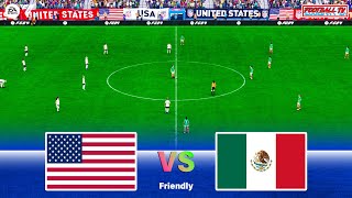 USA vs MEXICO  WOMENS INTERNATIONAL FRIENDLY 2024  Full Match All Goals  FC 24 Gameplay [upl. by Besse]