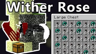 Wither Rose Farm  15000  Hour  Minecraft 120 [upl. by Hailee499]