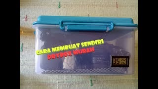 Dry box Camera DIY Murah  Menggunakan Box Kedap Udara Silica gel elektrik hygrometer [upl. by Ithaman]