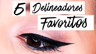 5 DE MIS DELINEADORES DE OJOS FAVORITOS Y ECONÓMICOS DELINEADO DE OJOS [upl. by Lodovico181]