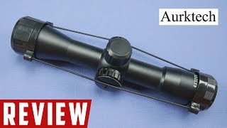 Review  Riflescope 4x32 Illuminated  Aurktech [upl. by Fidele]