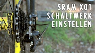 Fahrrad Schaltwerk einstellen  Downhill [upl. by Folberth975]