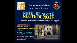 CONCERTO QUARTETTO NOVECENTO  Taggia IM 5 agosto 2024 [upl. by Artimas]