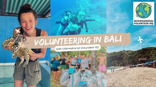 VOLUNTEERING IN BALI  the BEST decision of my life  sea turtle conservation with IVHQ pt 1 [upl. by Artekal]