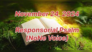 November 24 2024  Responsorial Psalm english response [upl. by Glover90]