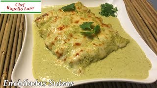 ENCHILADAS SUIZAS DE POLLO DELICIOSA RECETA [upl. by Lyda]