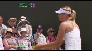 Sharapova vs Peng 2011 Highlights [upl. by Huai]