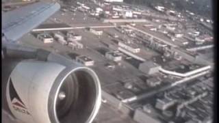 DELTA AIRLINES L1011 Takeoff from Atlanta 1992 [upl. by Tasiana]