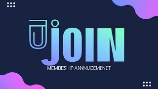 The Join Button announcement for membership amp Public [upl. by Sergias]