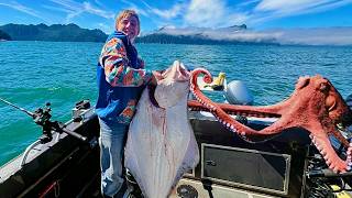 We Fought The Kraken On Our Halibut Fishing Trip In Alaska [upl. by Nylessej974]