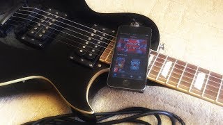 Играем на электрогитаре через смартфон Tonebridge Guitar Effects 2 iOS [upl. by Innoc180]