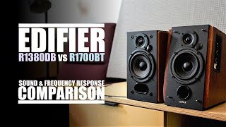 DSAUDIOreview  Edifier R1380DB vs Edifier R1700BT  soundDEMO [upl. by Ahcsas]