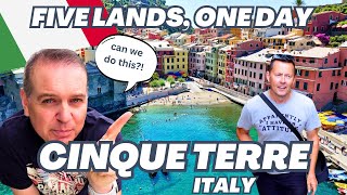 Cinque Terre Italy The Five Lands In One Day  VAN LIFE EUROPE [upl. by Trevorr822]