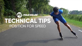 How to set up your position for speed  Powerslide Technical Tips [upl. by Yesnyl]