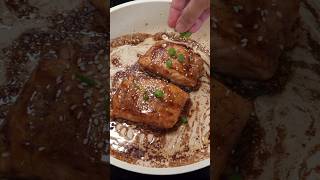 Teriyaki Salmon RECIPE comment 👇 [upl. by Cammy]