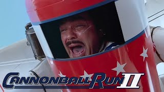 Cannonball Run II 1984 JJ And Victor Perform The Human Bomb Stunt 4K HDR [upl. by Okika]