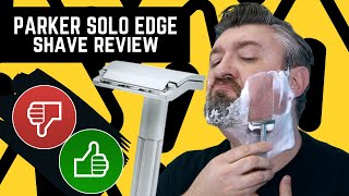 Wet Shave Review NEW SOLOEDGE From Parker Single Edge Safety Razor [upl. by Enitsuga]