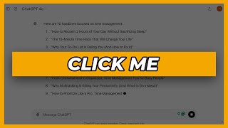 How To Write Headlines With ChatGPT Readers Want to Click Works For MediumSubstack or Your Blog [upl. by Chem]