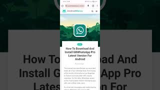 GBWhatsApp Pro Latest Version 1752 Problem [upl. by Baoj639]