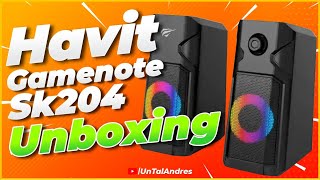 Parlantes Gamer Havit Gamenote SK204  Unboxing y Primeras Impresiones en 2023 ¿VALE LA PENA [upl. by Egas]