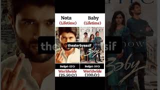 Nota vs Baby movie comprise end box office collections life time collections vijaydevarakonda [upl. by Abe]