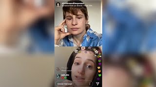 Christine and The Queens Instagram Live avec Aloïse Sauvage [upl. by Sheppard464]