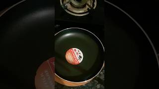 Remove sticker from non stick panshorts tips tricks  trending [upl. by Berky]