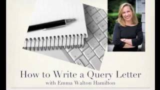 Picture Book Query Letters by Emma Walton Hamilton WriteOnCon 2011 [upl. by Ecyaj]