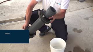 CELL maintenance  Cleaning process for the chlorinator PRO cell [upl. by Ahseym]