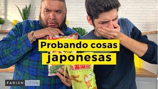 Probando snacks y dulces japoneses con mi mejor amigo de la infancia [upl. by Eniawd]