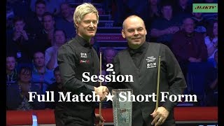 Neil Robertson vs Stuart Bingham FINAL ᴴᴰ Session2 W O 2019  Short Form [upl. by Abbub926]