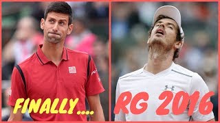 90  Djokovic vs Murray  Final Roland Garros 2016 [upl. by Aiciram698]