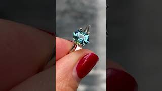 168ct unheated hexagon teal sapphire Sydney jeweller Lizunova Fine Jewels [upl. by Pani]