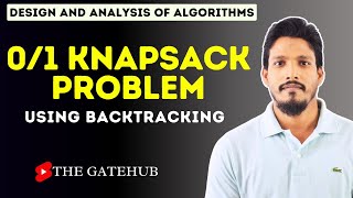 01 Knapsack Problem Using Backtracking  Backtracking Algorithm  DAA [upl. by Kcaj]