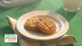 Sarahs Simple Peanut Butter Cookie Recipe  Everyday Food with Sarah Carey [upl. by Erickson]