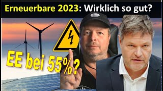 Erneuerbare Energien 2023  War es wirklich so toll wie Habeck das sagt  Nein [upl. by Lamberto]