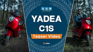 Yadea C1S  Electric Scooter  Review Teaser  Nepali Wheels [upl. by Ynnattirb]