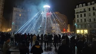 Fête des Lumières Lyon 2023 Place des Jacobins [upl. by Tnahsarp]