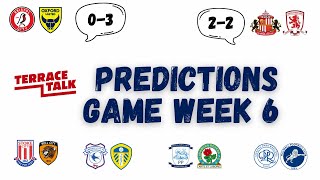 Championship Predictions for Week 6 [upl. by Heath]