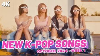 NEW KPOP SONGS  OCTOBER 2024 WEEK 1 [upl. by Schoening]