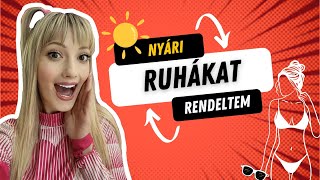 Nyári ruhákat RENDELTEM🌞  sheinhaul tiktok fanniburjan [upl. by Nelleyram]