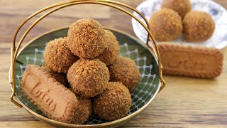 Lotus Biscoff Truffles Recipe [upl. by Maiah]