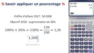 Savoir calculer un pourcentage [upl. by Merkle]